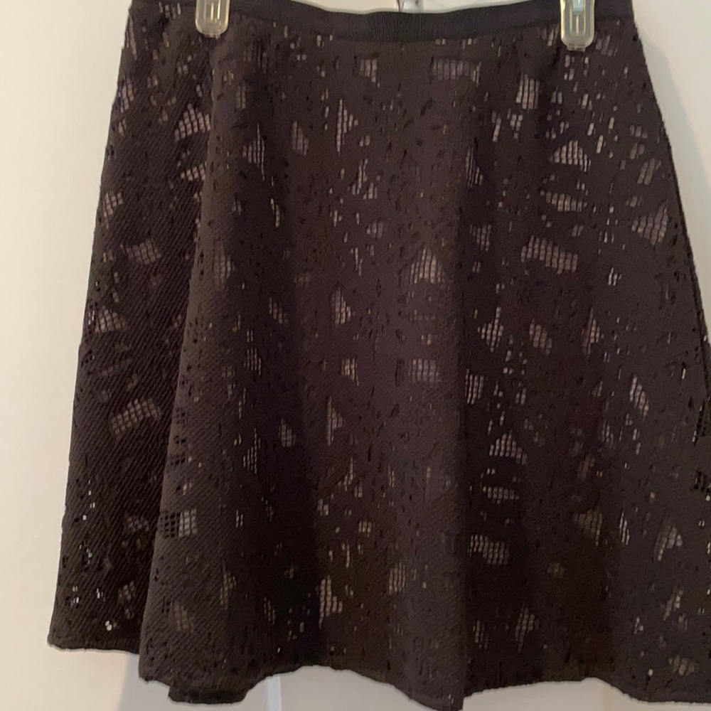 Ann Taylor black a-line skirt Size 8